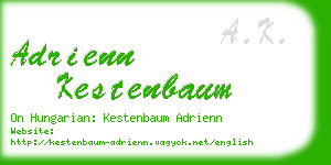 adrienn kestenbaum business card